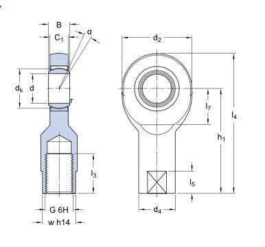 SKF SIL 30 C testa snodabile
