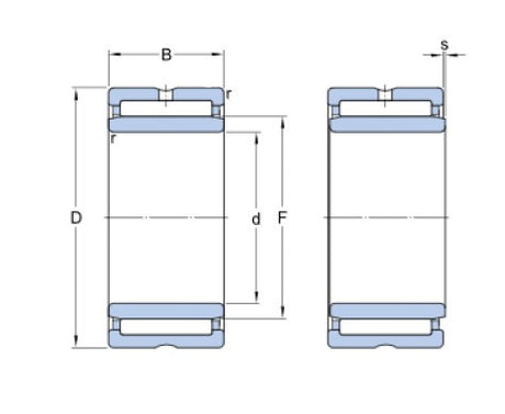 SKF NA 4824 cuscinetto a rulli conico