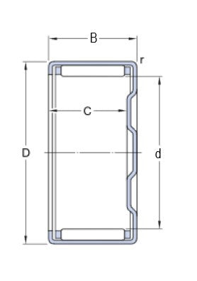 SKF BK 0609 cuscinetto a rulli conico