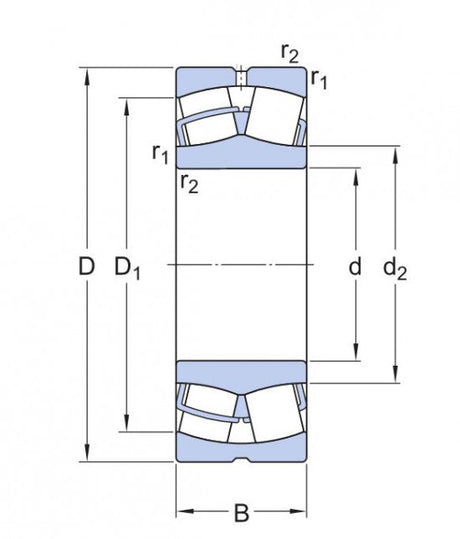 SKF 23120 CCK/C3W33 cuscinetto a sfera