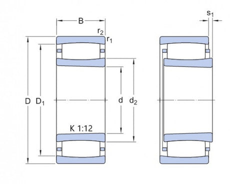 SKF C 2228 K/C3 cuscinetto toroidale CARB