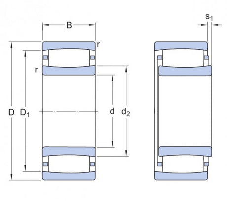 SKF C 2314 cuscinetto toroidale CARB