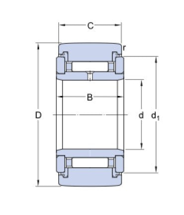 SKF NATR 6 PPX puleggia di supporto