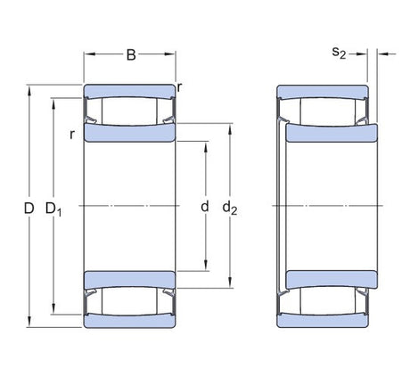 SKF C 6912-2NSV/C3 cuscinetto toroidale CARB